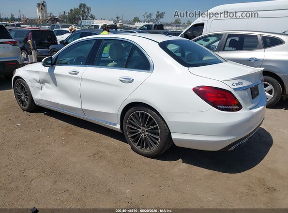 55SWF8DB5KU300610 2019 MERCEDES-BENZ C-CLASS White უკანა მარცხენა