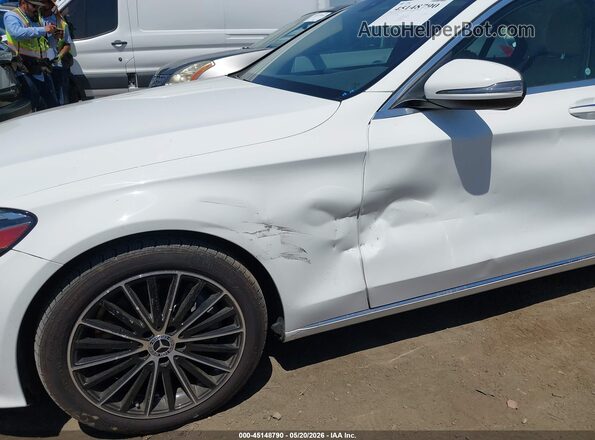 55SWF8DB5KU300610 2019 MERCEDES-BENZ C-CLASS White წინა ხედი