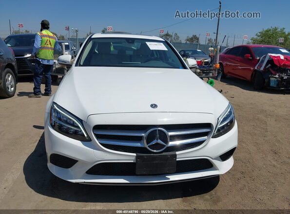 55SWF8DB5KU300610 2019 MERCEDES-BENZ C-CLASS White ხელსაწყოთა პანელის ხედი