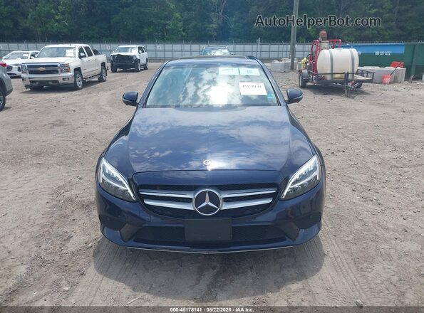 55SWF8DB6KU322230 2019 MERCEDES-BENZ C-CLASS Dark Blue უკანა სალონის ხედი