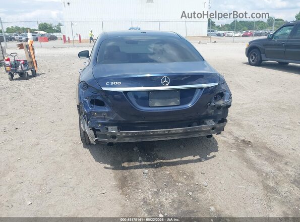 55SWF8DB6KU322230 2019 MERCEDES-BENZ C-CLASS Dark Blue წინა ხედი