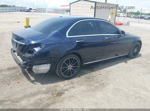 55SWF8DB6KU322230 2019 MERCEDES-BENZ C-CLASS Dark Blue უკანა მარჯვენა