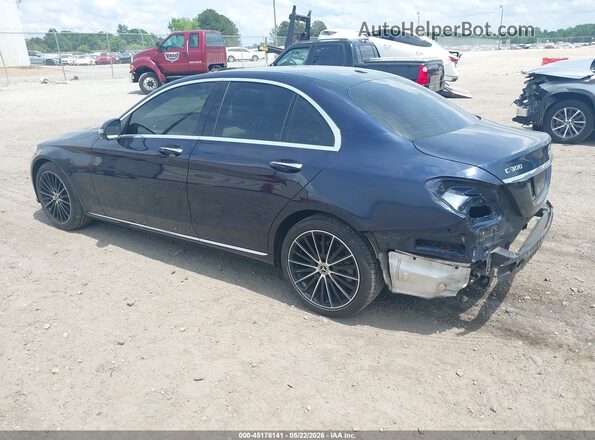 55SWF8DB6KU322230 2019 MERCEDES-BENZ C-CLASS Dark Blue უკანა მარცხენა