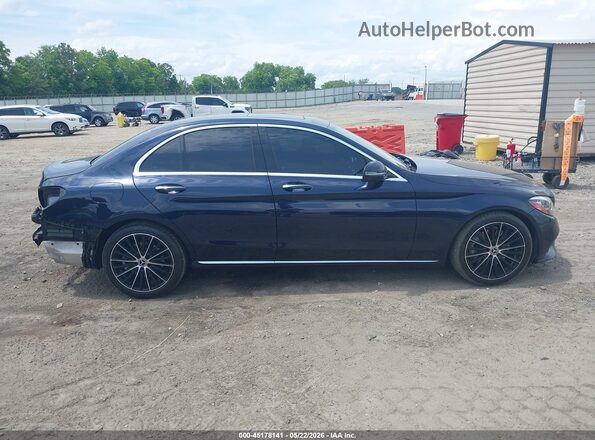55SWF8DB6KU322230 2019 MERCEDES-BENZ C-CLASS Dark Blue სალონის 360-გრადუსიანი ხედი