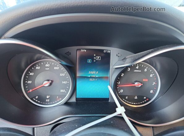 55SWF8DB7KU314069 2019 MERCEDES-BENZ C Blue 