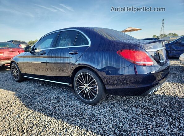 55SWF8DB7KU314069 2019 MERCEDES-BENZ C Blue 