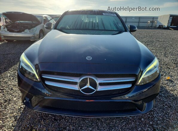 55SWF8DB7KU314069 2019 MERCEDES-BENZ C Blue 