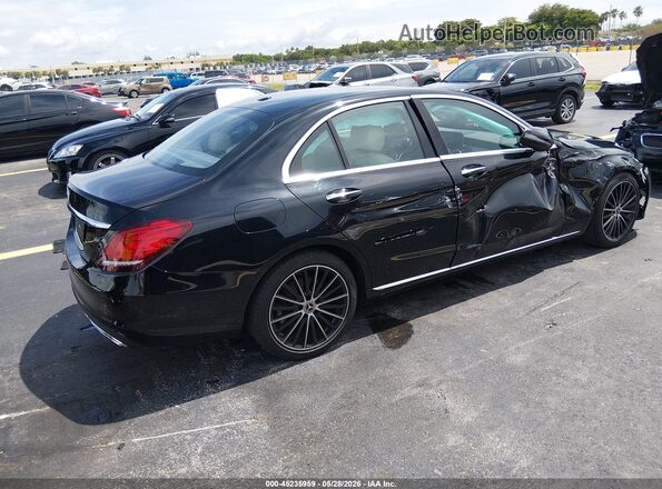 55SWF8DB7LU323100 2020 MERCEDES-BENZ C-CLASS Черный Задняя правая четверть