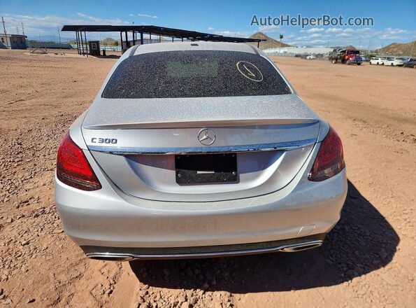 55SWF8DB8LU333103 2020 MERCEDES-BENZ C Серебряный Вид сзади