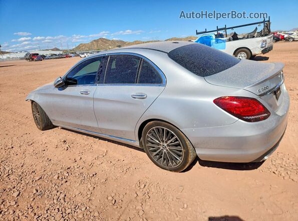 55SWF8DB8LU333103 2020 MERCEDES-BENZ C Серебряный Задняя левая четверть