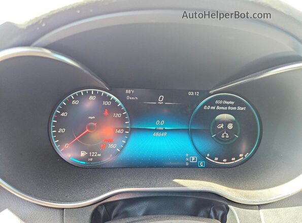 55SWF8DB8LU333103 2020 MERCEDES-BENZ C Серебряный Вид щитка приборов