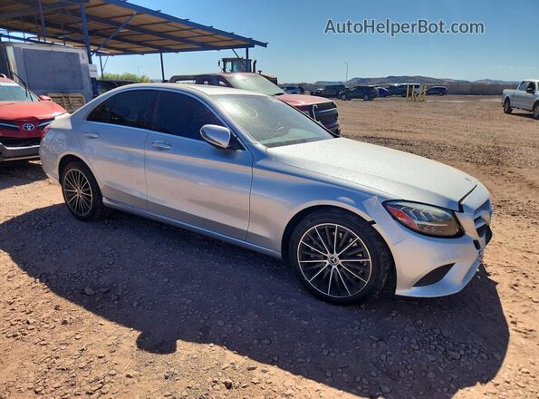 55SWF8DB8LU333103 2020 MERCEDES-BENZ C Серебряный Передняя правая четверть