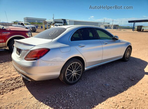 55SWF8DB8LU333103 2020 MERCEDES-BENZ C Серебряный Задняя правая четверть