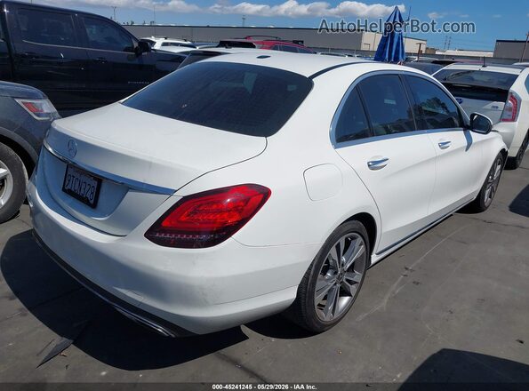55SWF8DB9KU316454 2019 MERCEDES-BENZ C-CLASS White Հետևի աջ