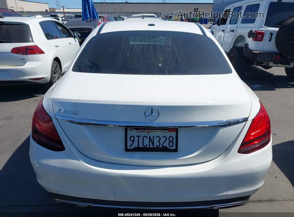 55SWF8DB9KU316454 2019 MERCEDES-BENZ C-CLASS White 