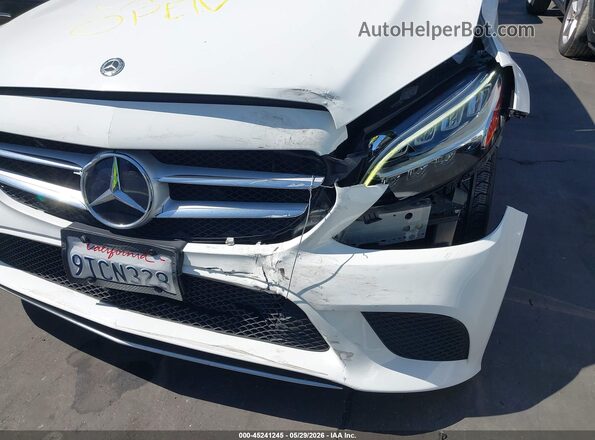 55SWF8DB9KU316454 2019 MERCEDES-BENZ C-CLASS White 