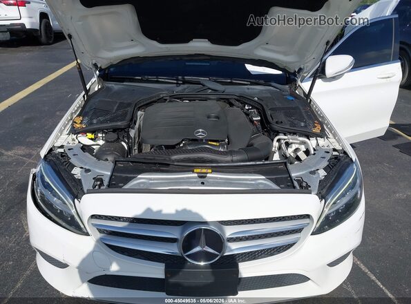 55SWF8DBXKU306225 2019 MERCEDES-BENZ C-CLASS White უკანა ხედი