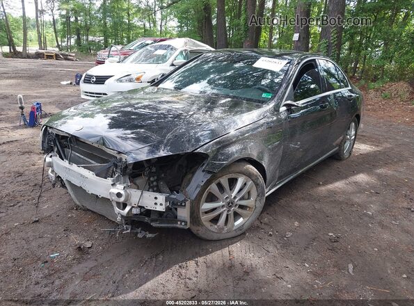 55SWF8DBXKU316091 2019 MERCEDES-BENZ C-CLASS Black Առջևի ձախ երեք քառորդ տեսարան