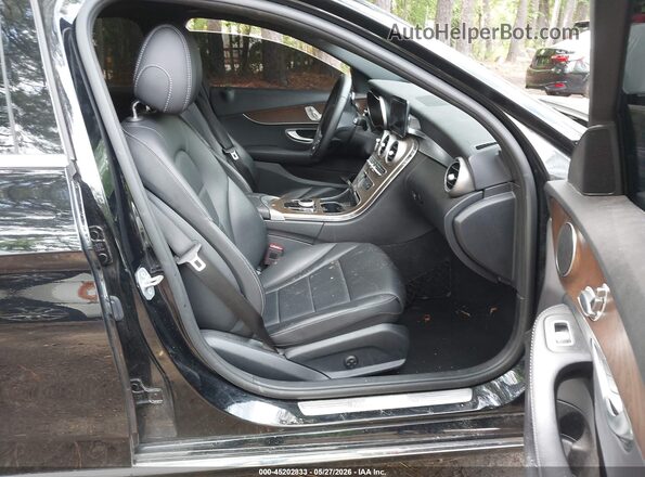55SWF8DBXKU316091 2019 MERCEDES-BENZ C-CLASS Black Սալոնի դիմացի տեսք