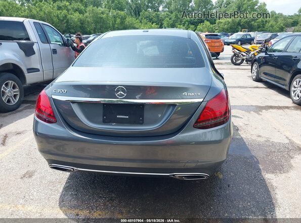55SWF8EB0KU289708 2019 MERCEDES-BENZ C-CLASS Gray 