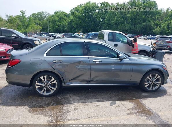 55SWF8EB0KU289708 2019 MERCEDES-BENZ C-CLASS Gray Widok wnętrza z tyłu
