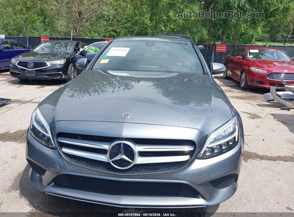 55SWF8EB0KU289708 2019 MERCEDES-BENZ C-CLASS Gray Widok zestawu wskaźników