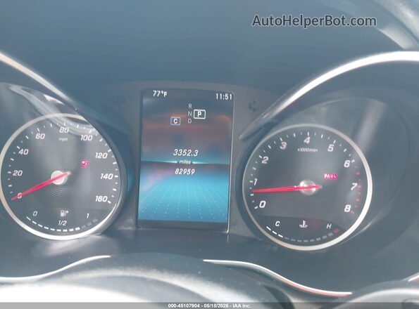 55SWF8EB0KU289708 2019 MERCEDES-BENZ C-CLASS Gray Widok tylnych siedzeń