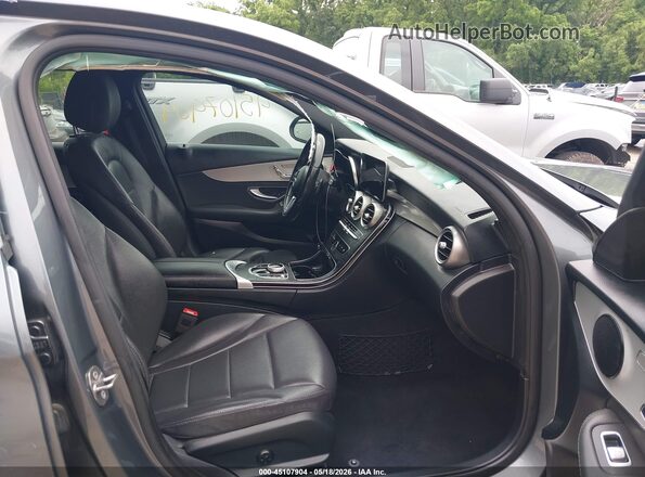55SWF8EB0KU289708 2019 MERCEDES-BENZ C-CLASS Gray Widok wnętrza z przodu