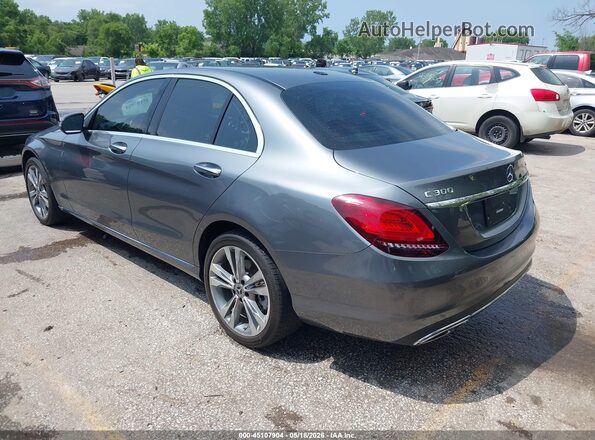 55SWF8EB0KU289708 2019 MERCEDES-BENZ C-CLASS Gray Tył lewy