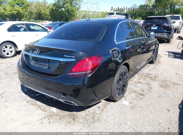 55SWF8EB0LU327567 2020 MERCEDES-BENZ C-CLASS Black Հետևի աջ