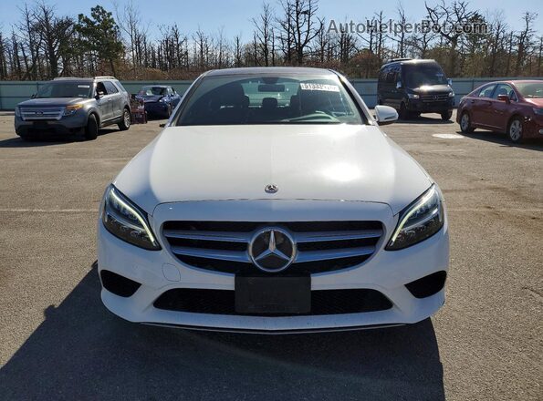 55SWF8EB1KU300859 2019 MERCEDES-BENZ C-CLASS Белый 