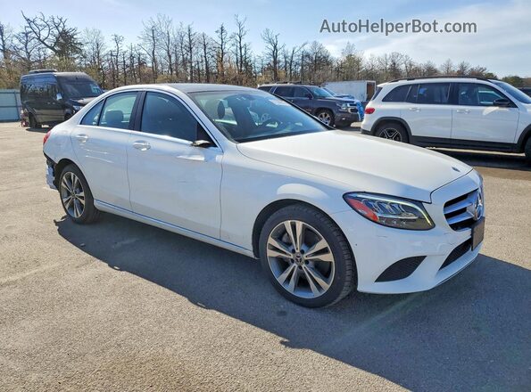55SWF8EB1KU300859 2019 MERCEDES-BENZ C-CLASS Белый 