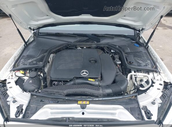 55SWF8EB1KU305916 2019 MERCEDES-BENZ C-CLASS Белый Вид сзади