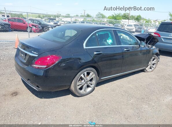 55SWF8EB3KU309837 2019 MERCEDES-BENZ C-CLASS Black უკანა მარჯვენა
