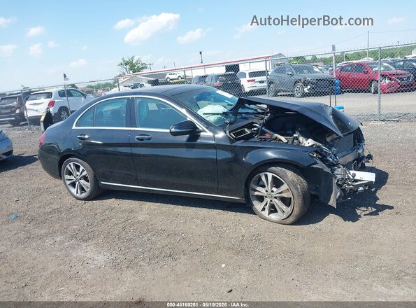 55SWF8EB3KU309837 2019 MERCEDES-BENZ C-CLASS Black უკანა სალონის ხედი
