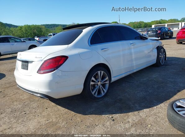 55SWF8EB4KU290196 2019 MERCEDES-BENZ C-CLASS White უკანა მარჯვენა