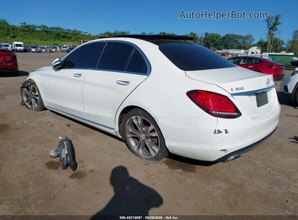 55SWF8EB4KU290196 2019 MERCEDES-BENZ C-CLASS White უკანა მარცხენა