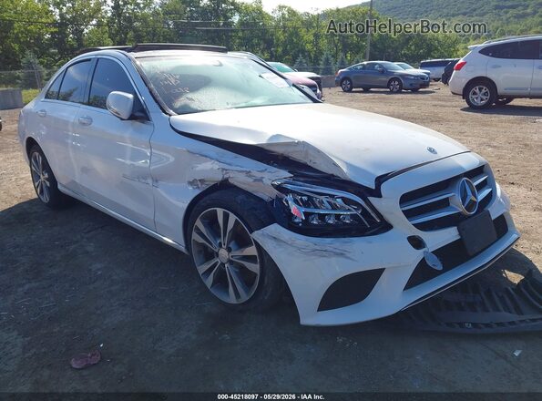 55SWF8EB4KU290196 2019 MERCEDES-BENZ C-CLASS White წინა ხედი