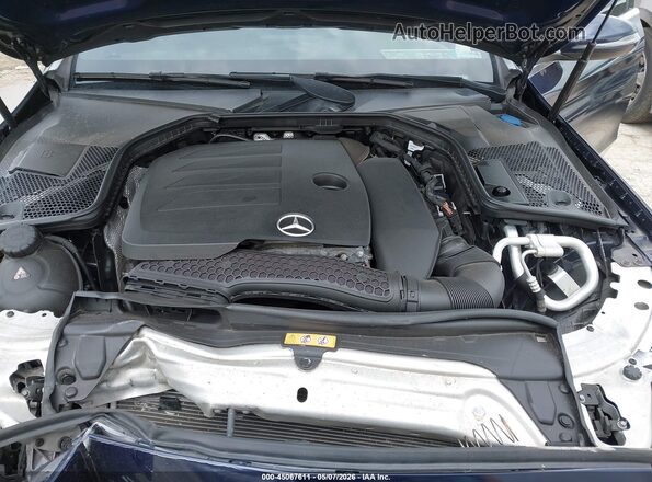 55SWF8EB4KU290828 2019 MERCEDES-BENZ C-CLASS Синий Вид сзади