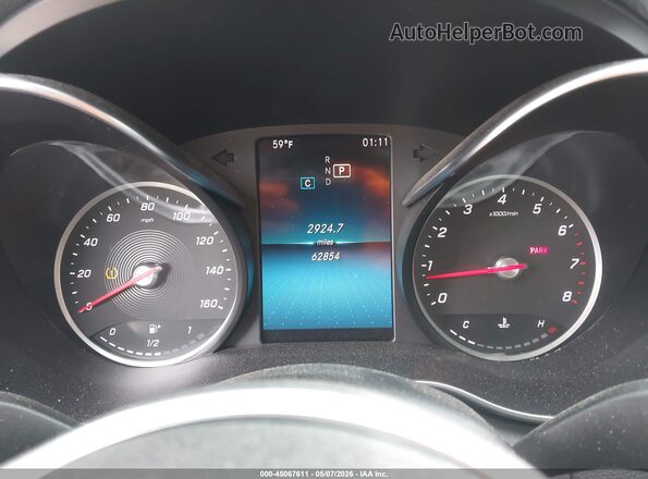 55SWF8EB4KU290828 2019 MERCEDES-BENZ C-CLASS Синий Вид задних сидений