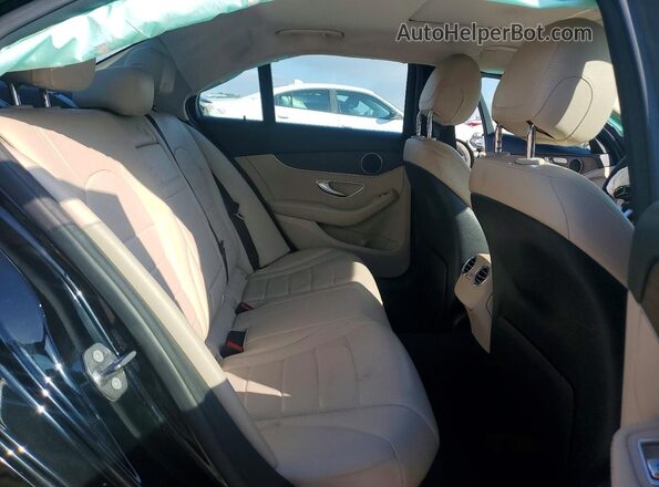 55SWF8EB4KU303285 2019 MERCEDES-BENZ C Black Հետևի նստատեղերի տեսք