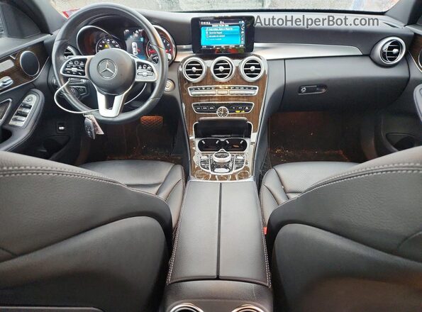 55SWF8EB5KU300525 2019 MERCEDES-BENZ C Gray 