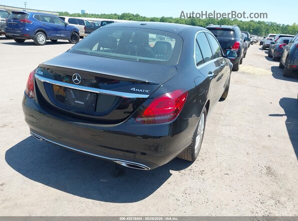 55SWF8EB5KU314585 2019 MERCEDES-BENZ C-CLASS Black Հետևի աջ
