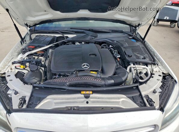 55SWF8EB6KU298526 2019 MERCEDES-BENZ C White Սալոնի հետևի տեսք