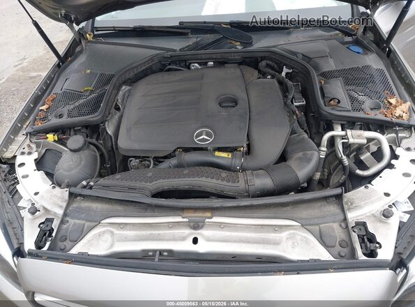 55SWF8EB7KU283761 2019 MERCEDES-BENZ C-CLASS Silver Rear view