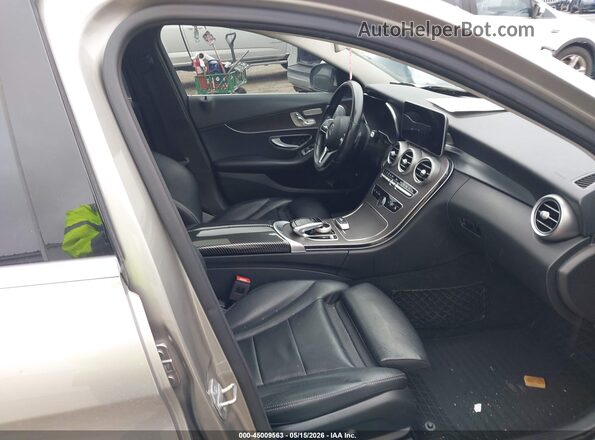 55SWF8EB7KU283761 2019 MERCEDES-BENZ C-CLASS Silver Front interior view