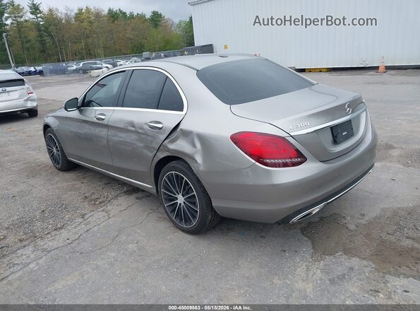 55SWF8EB7KU283761 2019 MERCEDES-BENZ C-CLASS Silver Rear left