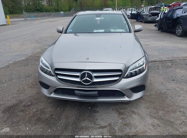 55SWF8EB7KU283761 2019 MERCEDES-BENZ C-CLASS Silver Instrument cluster view