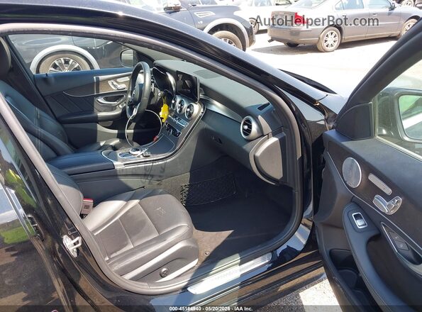 55SWF8EB9LU330175 2020 MERCEDES-BENZ C-CLASS Black Front interior view