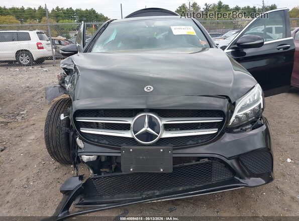 55SWF8EBXKU291935 2019 MERCEDES-BENZ C-CLASS Black Դիմացի տեսք